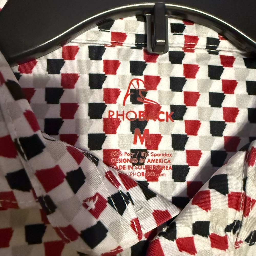 Rhoback Arkansas "The Woo" Size Medium Polo